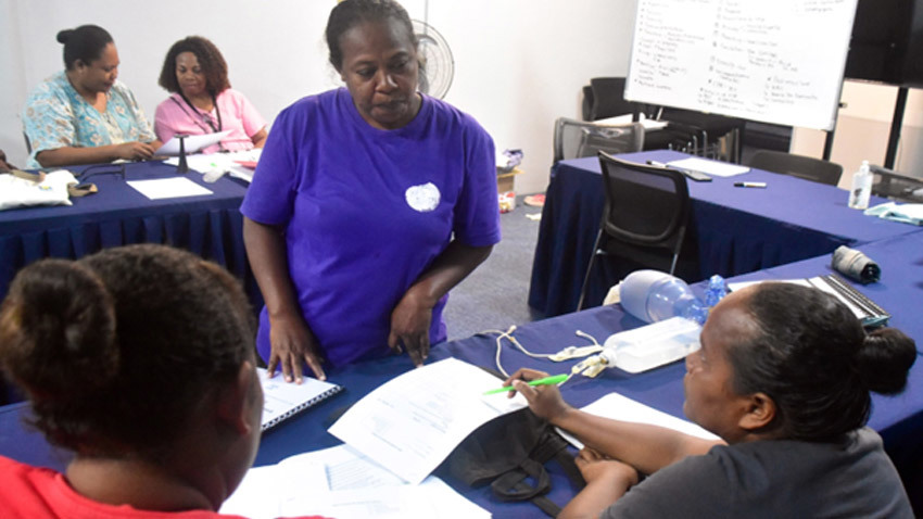 Getting ready for Naha Birthing Centre